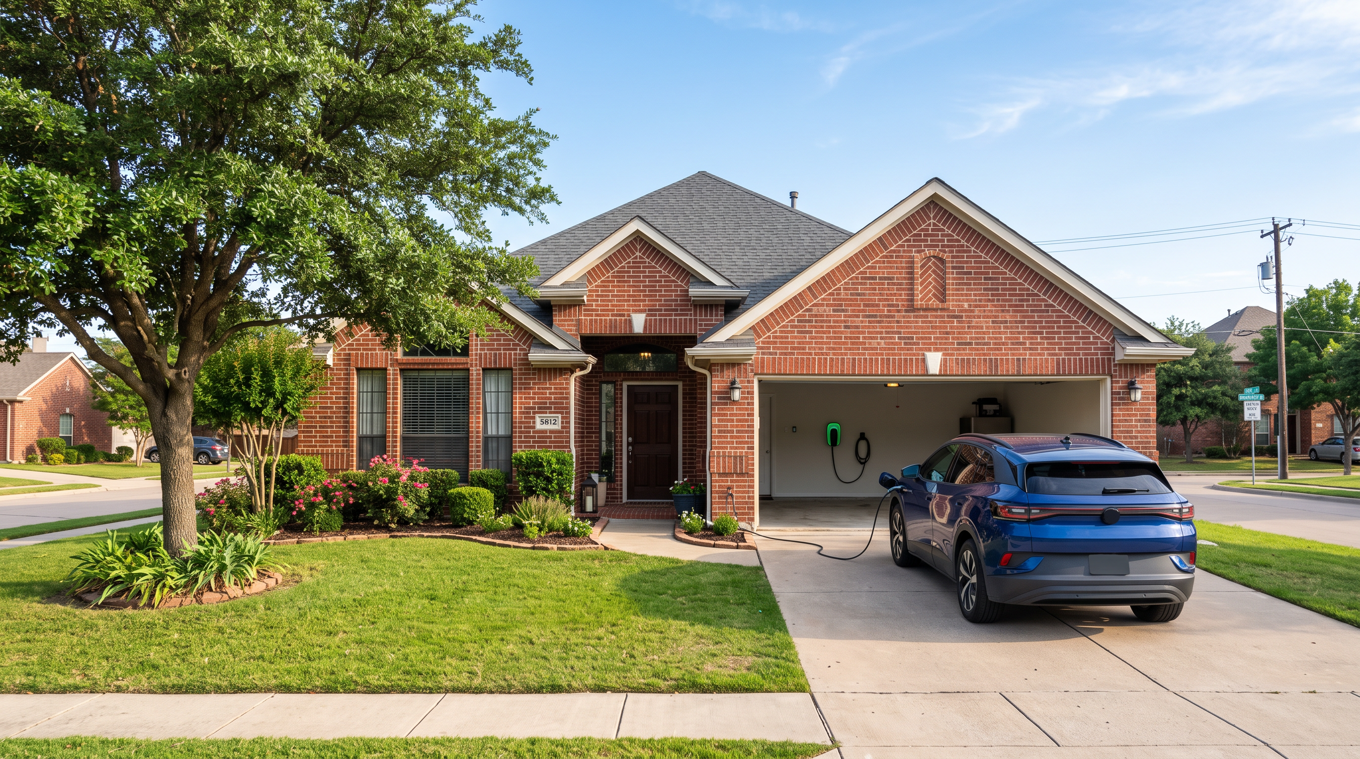 EV charger installation in Plano, TX