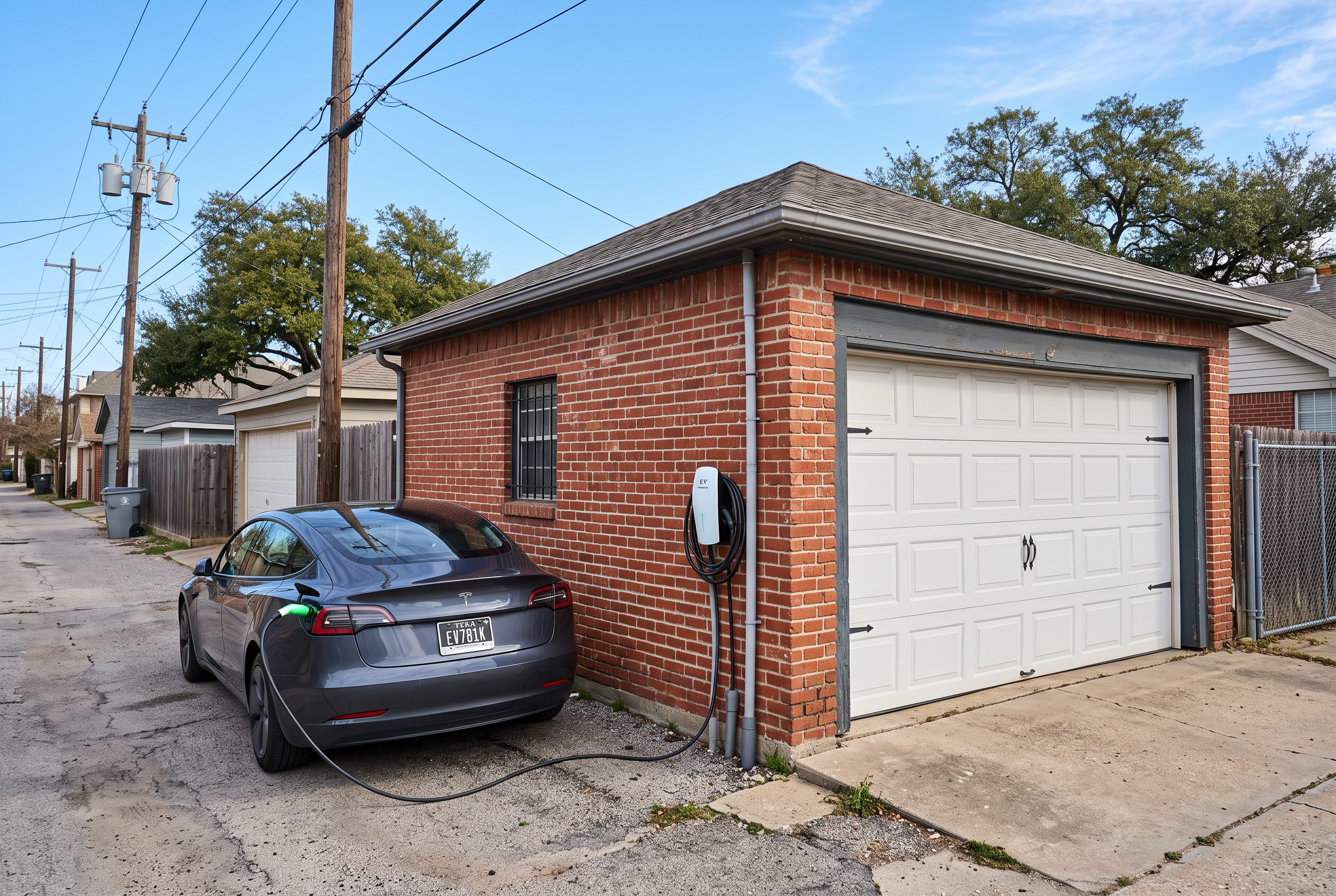 EV Charger Installation Dallas team at work