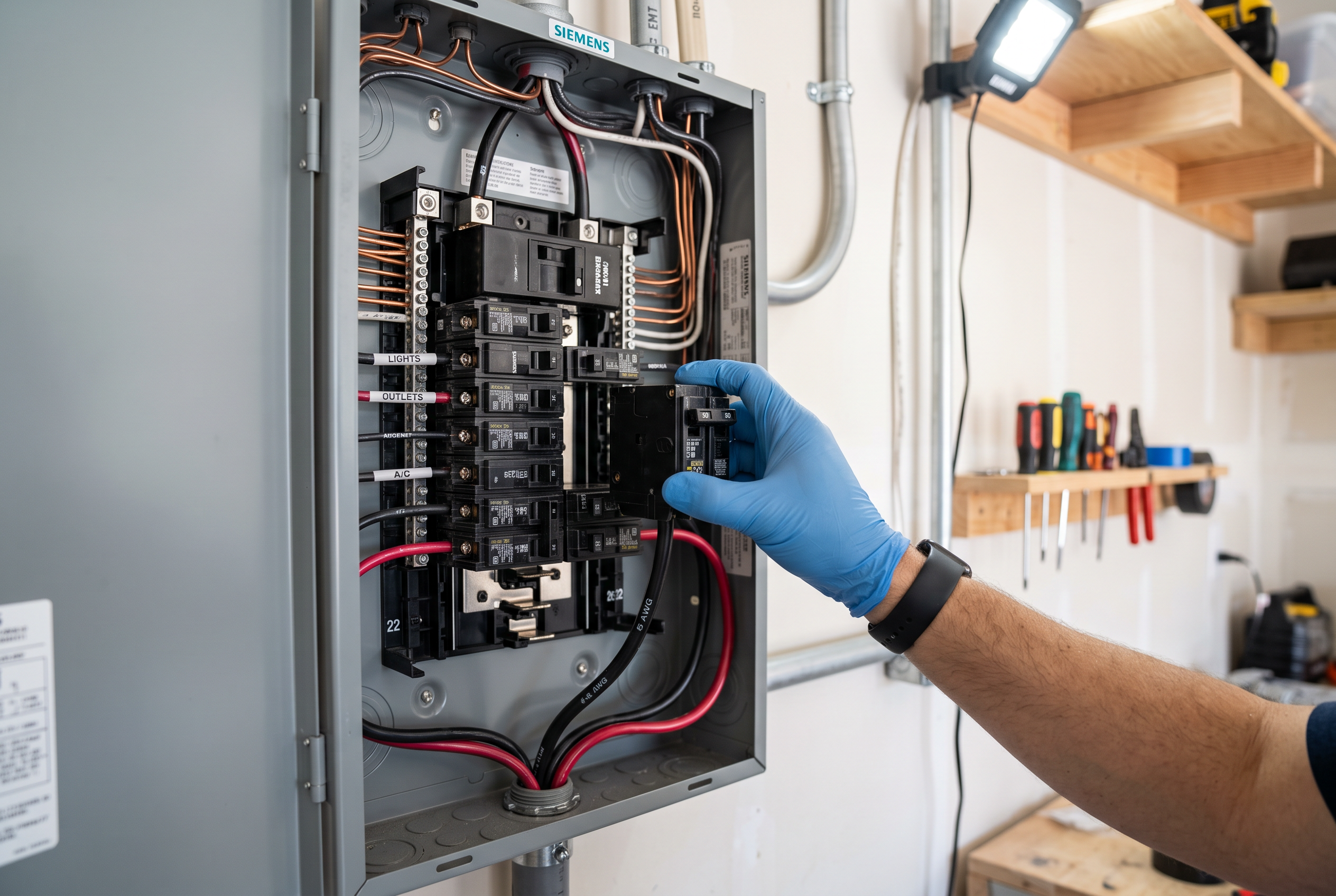 EV Charger Installation Dallas completed project in Dallas, TX
